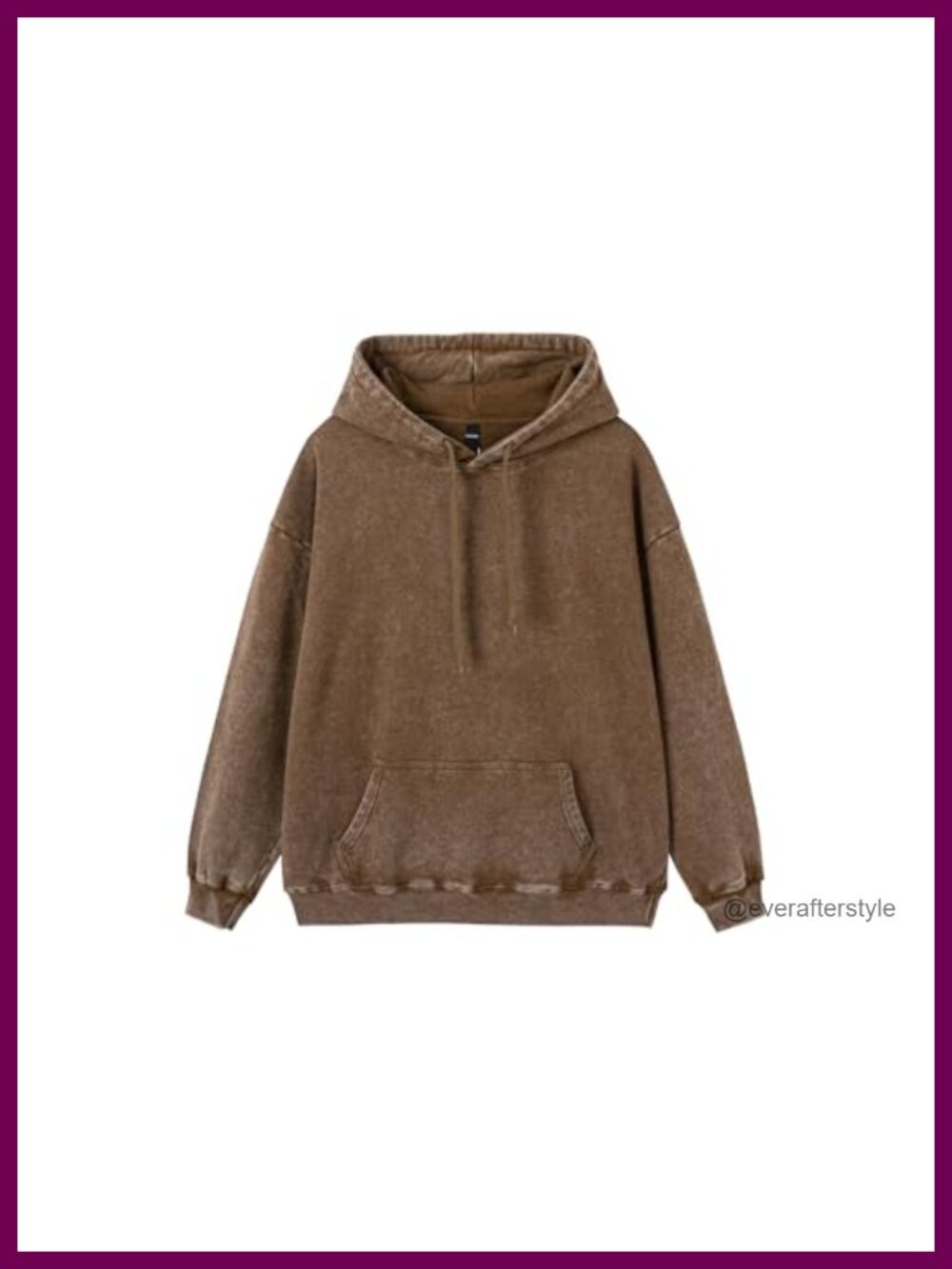 Oversized Acid Wash Hoodie Unisex 100% Cotton Heavyweight Pullover Sweatshirt